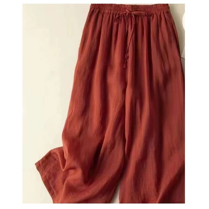 Womens Relaxed Drawstring Pants, Comfortable Casual Pants for Daily Comfort and Style