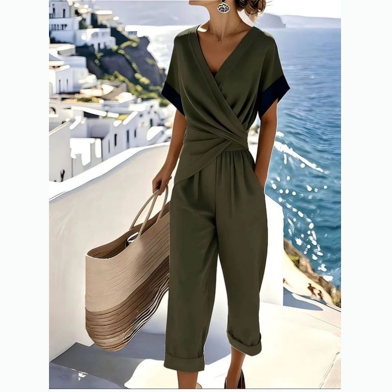 Elegant Two Piece Set, Fashionable Matching Outfit for Womens Everyday Style