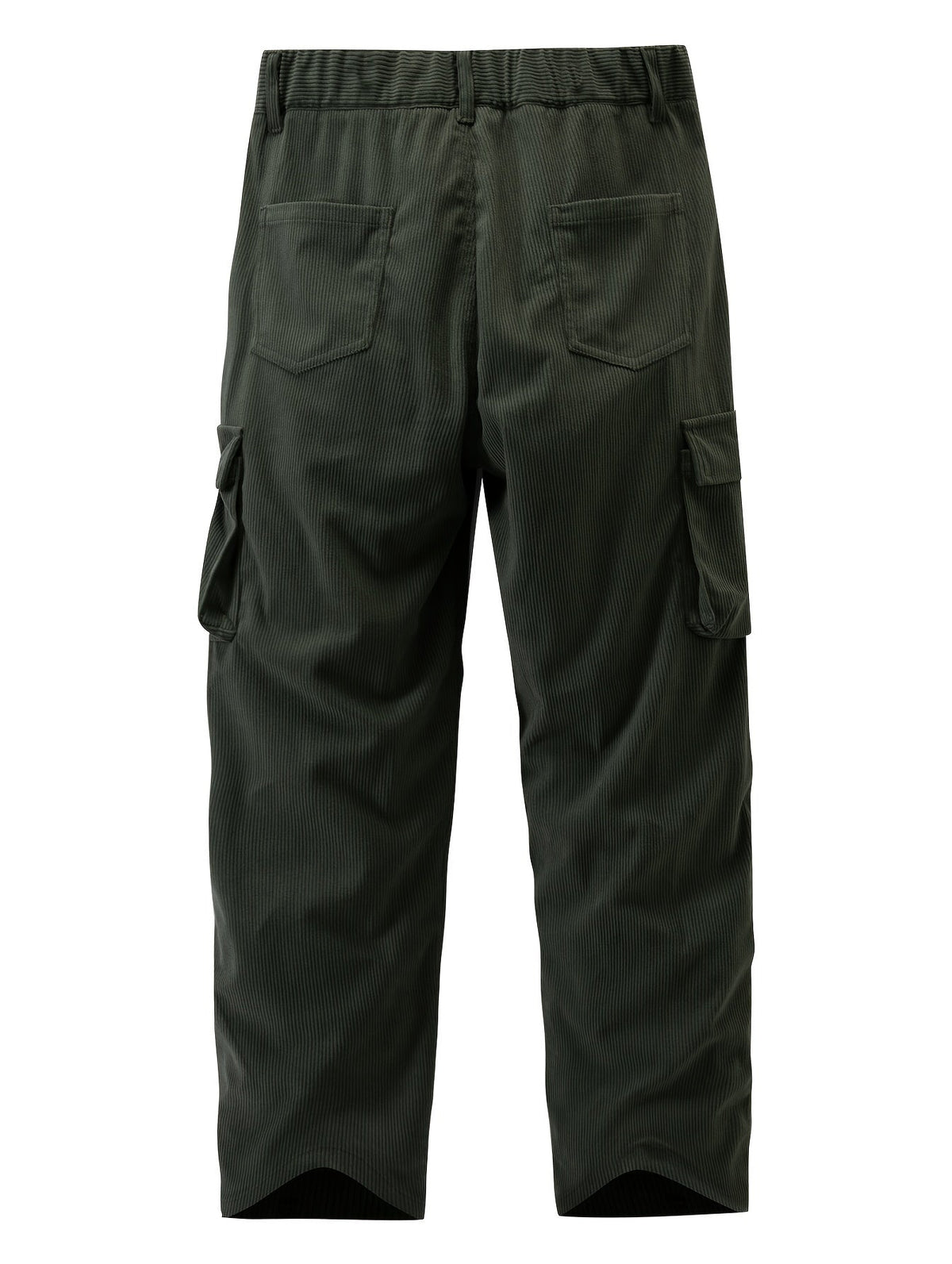 Cargo Pants with Multiple Pockets and Elastic Waistband, Relaxed Fit