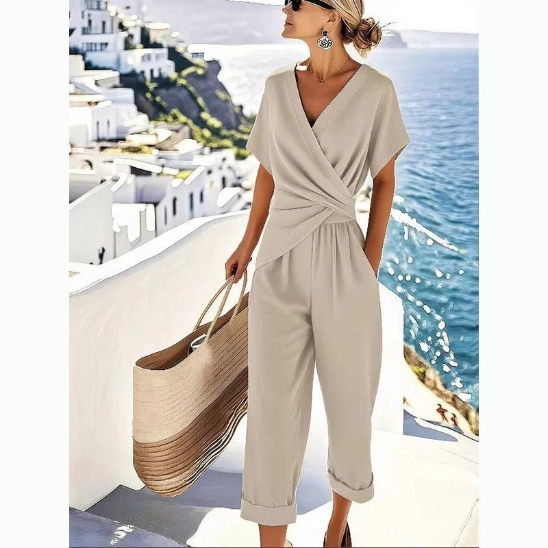 Elegant Two Piece Set, Fashionable Matching Outfit for Womens Everyday Style