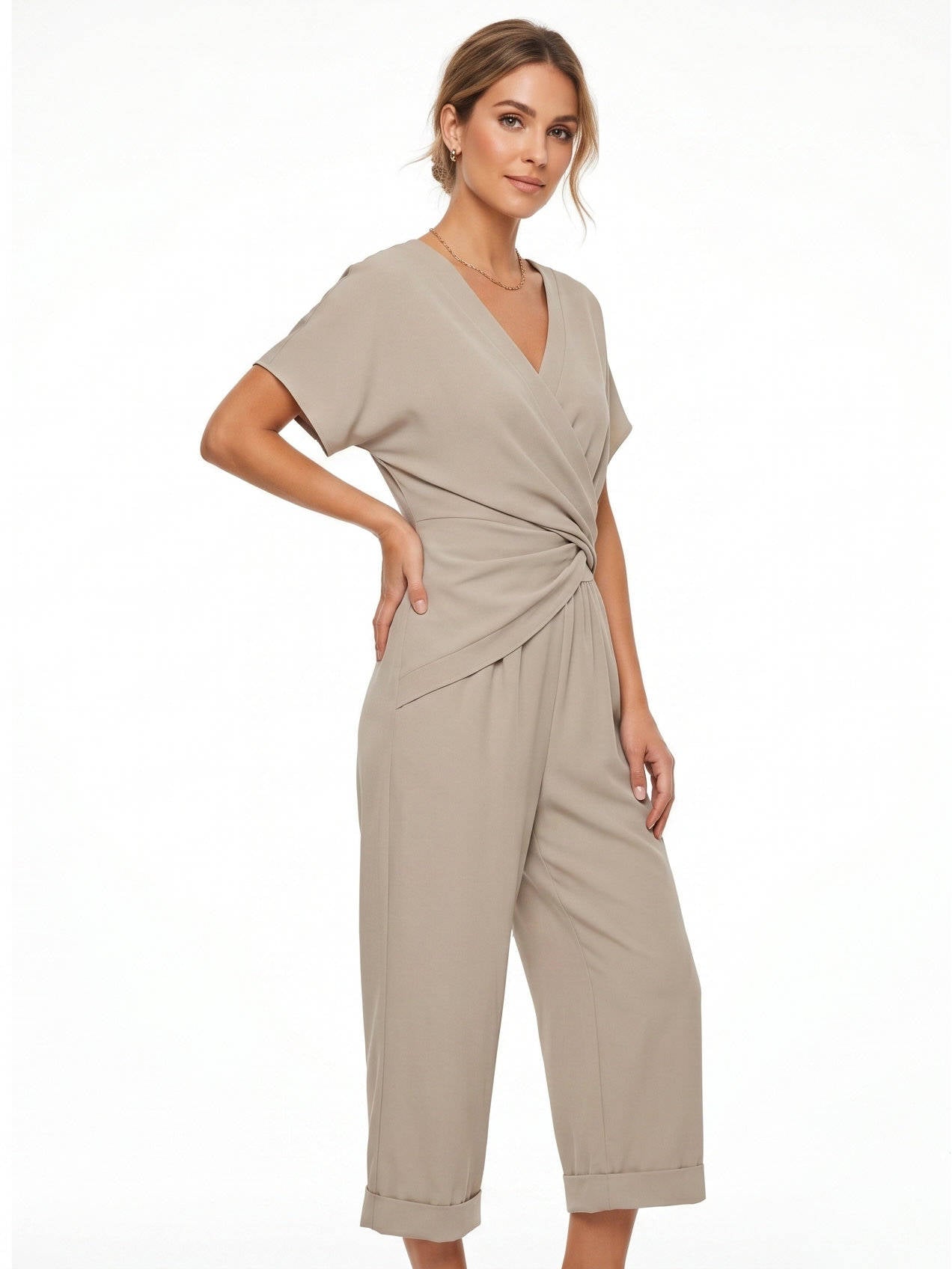 Elegant Two Piece Set, Fashionable Matching Outfit for Women’s Everyday Style