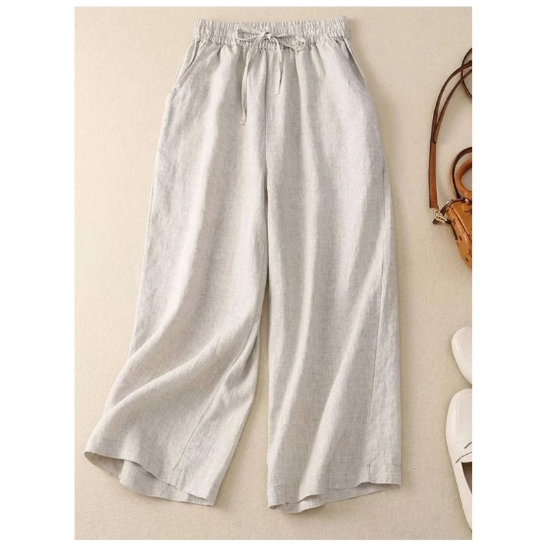 Womens Relaxed Drawstring Pants, Comfortable Casual Pants for Daily Comfort and Style