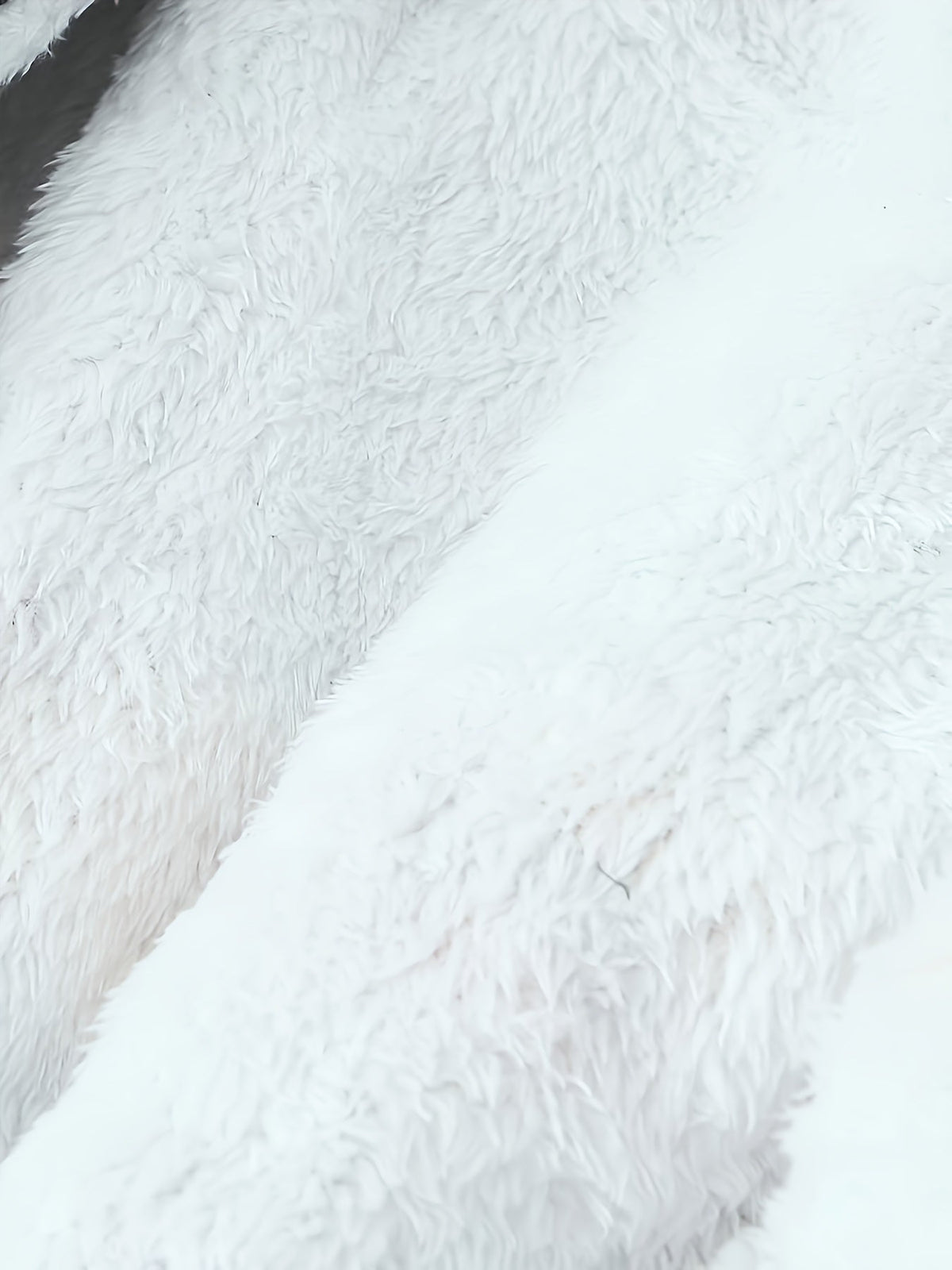 Mid Length Parka with Plush Lining and Adjustable Drawstring, Snap Button Closure