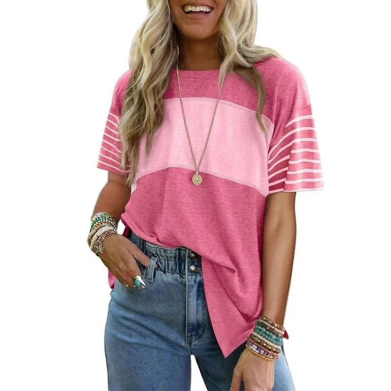 Womens Oversized Crew Neck Top - Casual Long Sleeve Loose Fit Shirt