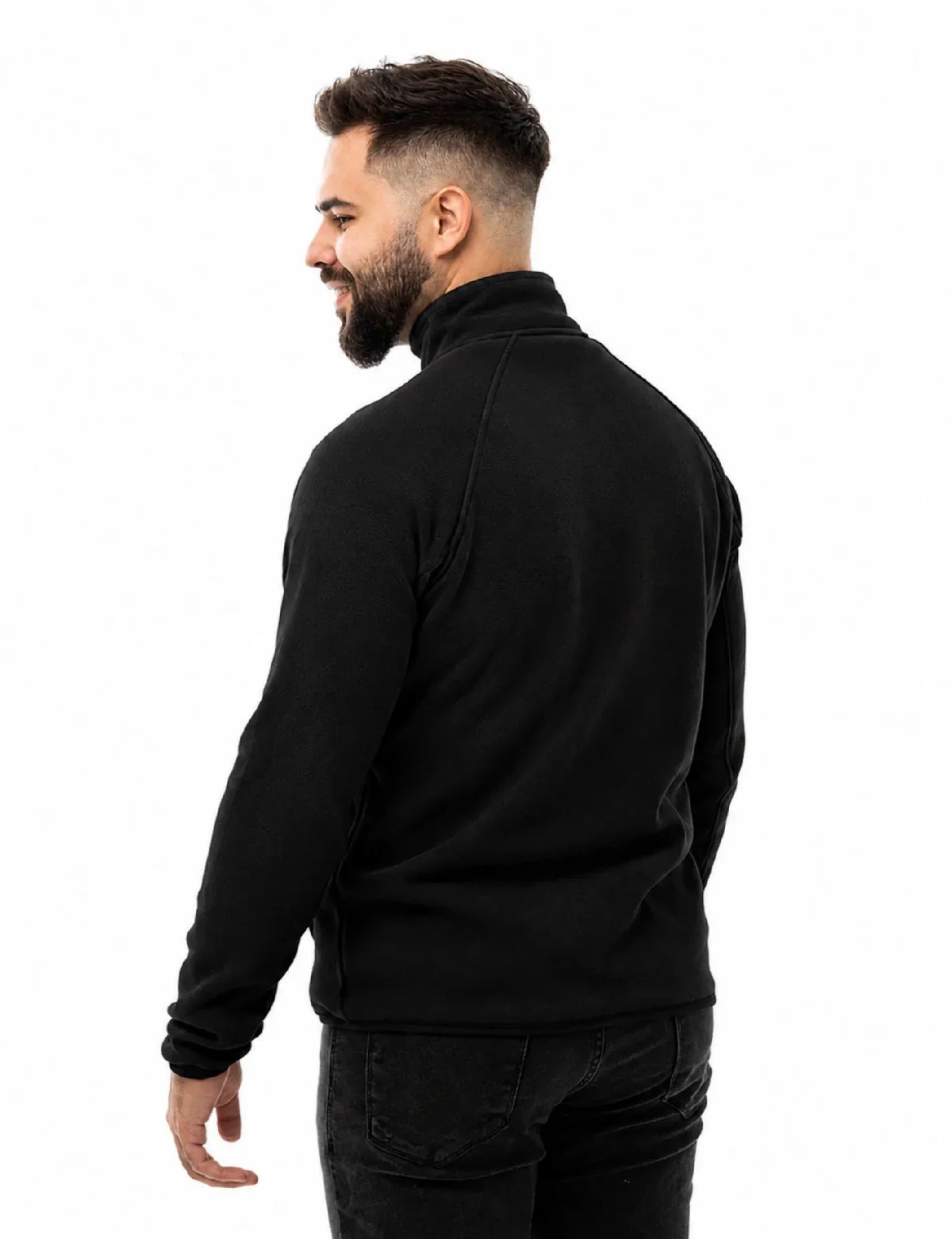 Heated Fleece Jacket with Five Carbon Fiber Zones and Universal Power Bank Charging