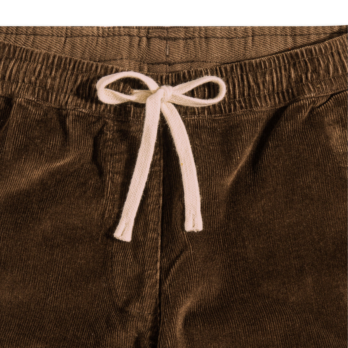 Corduroy Easy Pant Cocoa close up front