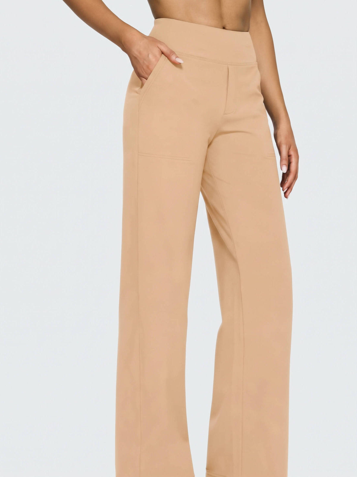Womens Yoga Pants, High Waisted Wide Leg Pants with Pockets for Yoga, Lounge and Everyday Wear