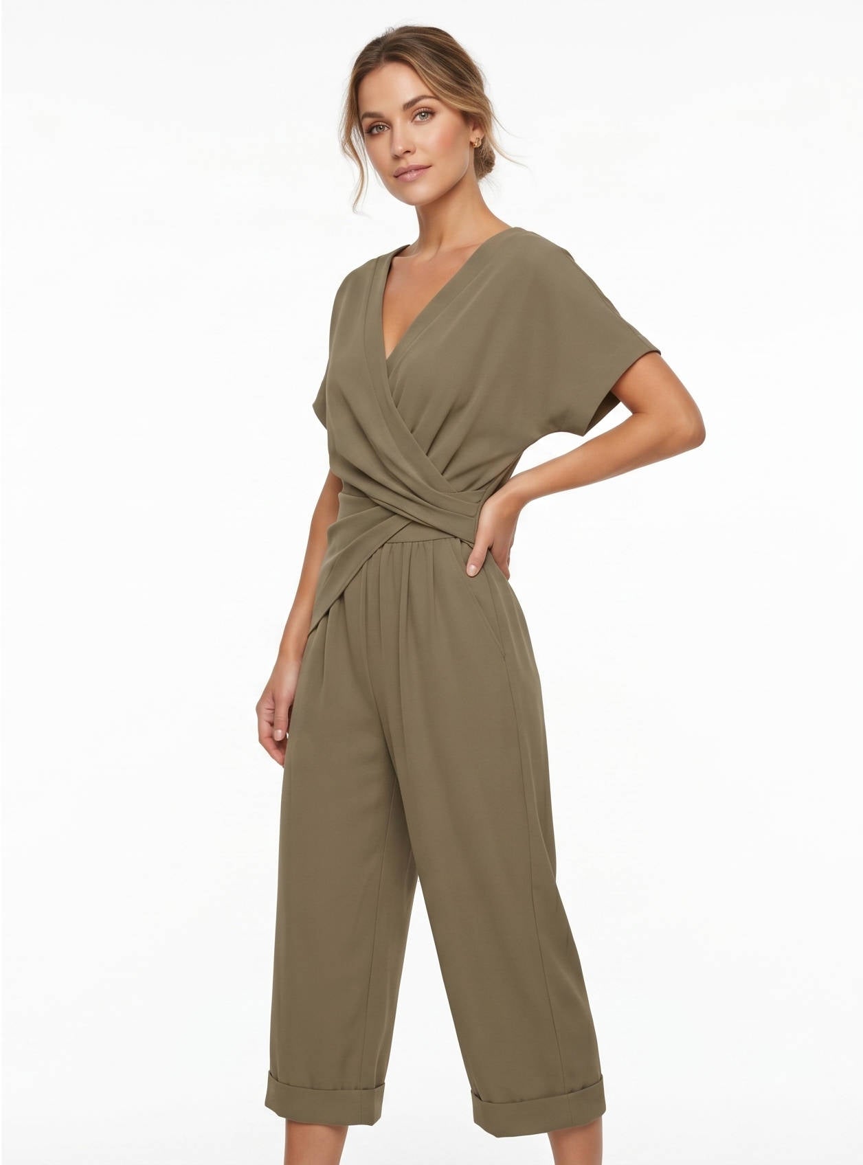 Elegant Two Piece Set, Fashionable Matching Outfit for Women’s Everyday Style