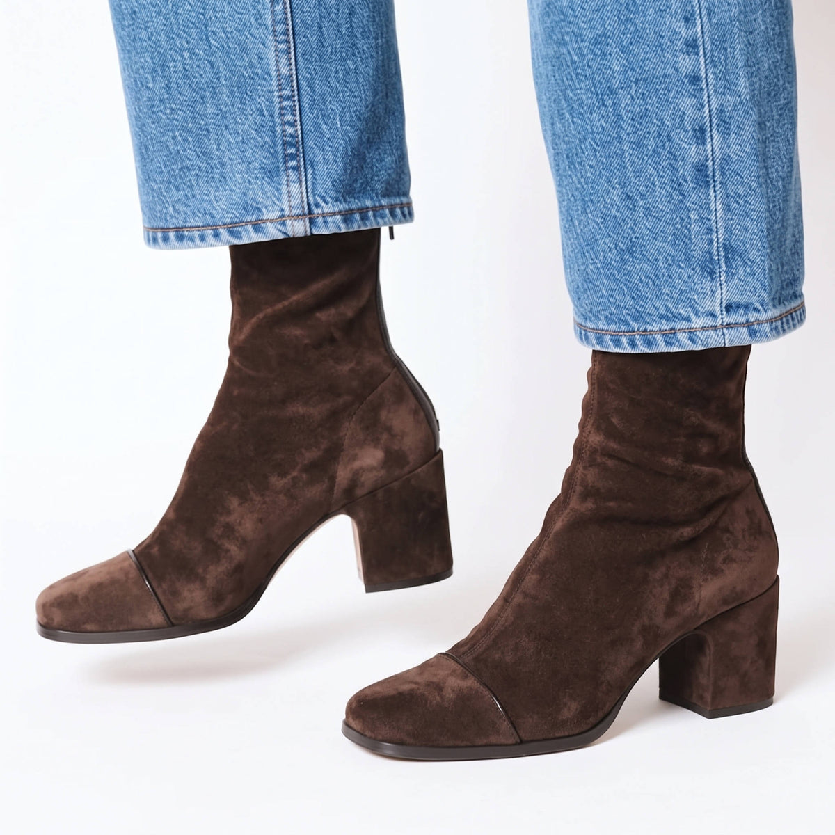 Womens Orthopedic Heeled Boots, Supportive Sole Elegant Design for Comfortable Everyday Wear