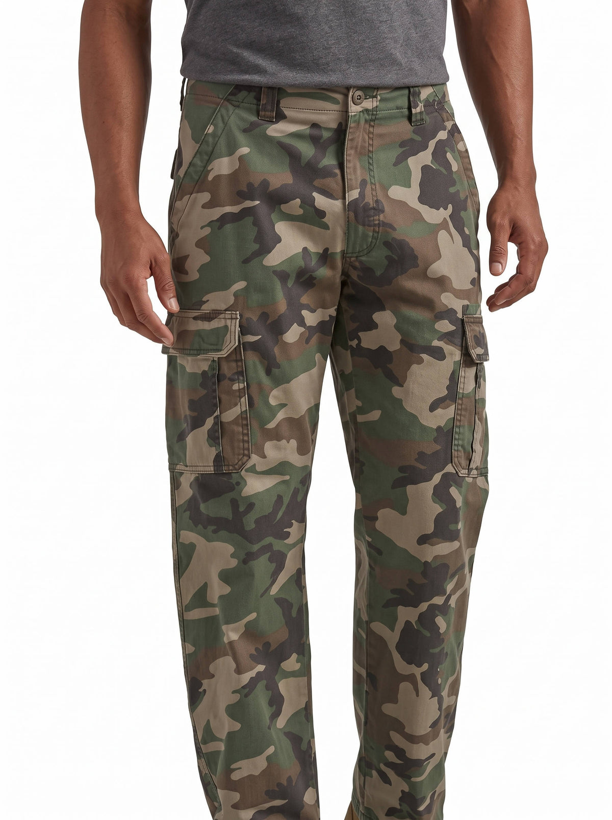 Mens Hunting Pants, Relaxed Fit Stretch Cargo Pants with Utility Pockets for Outdoor Hunting and Field Activities