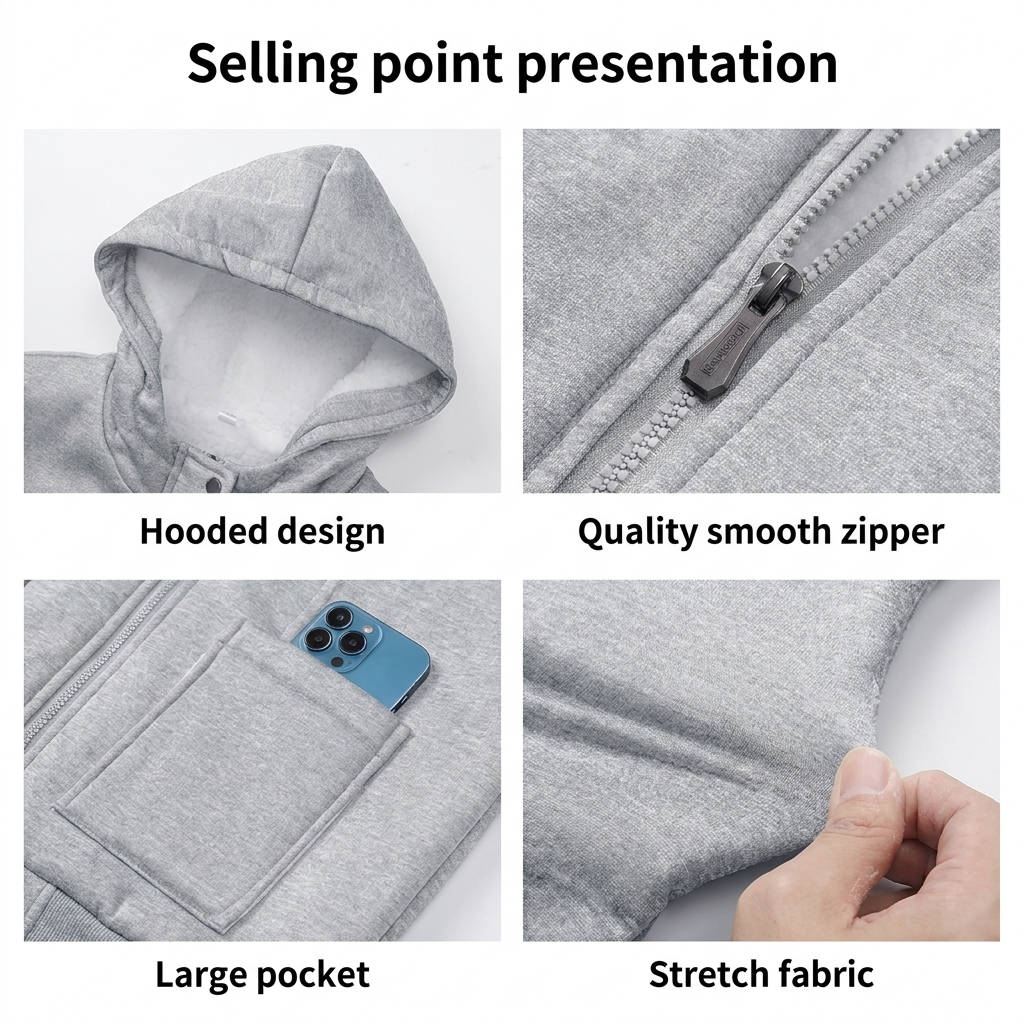 Womens Sherpa Lined Winter Jacket, Hooded Fleece Duffle Coat with Toggle Closure