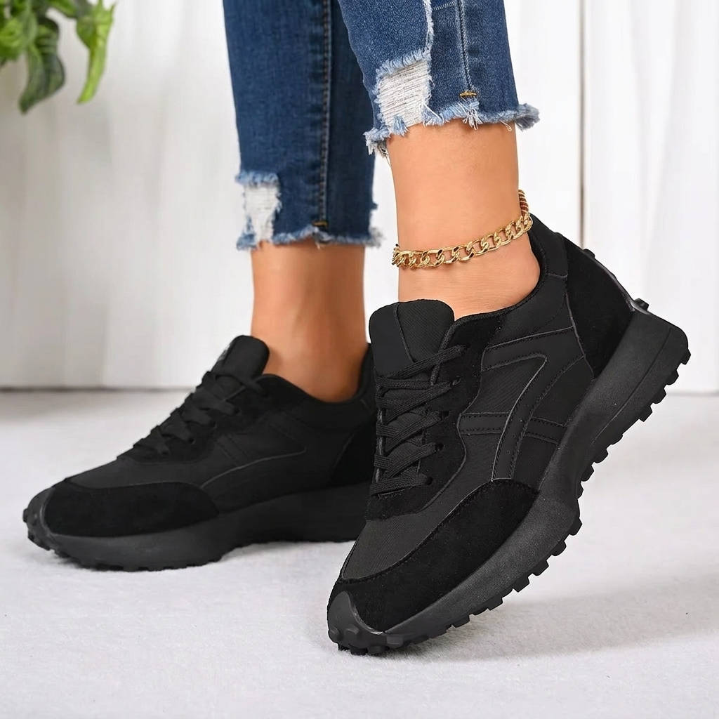 Walking Sneakers, Lightweight Everyday Shoes with Cushioned Insole and Mesh Upper