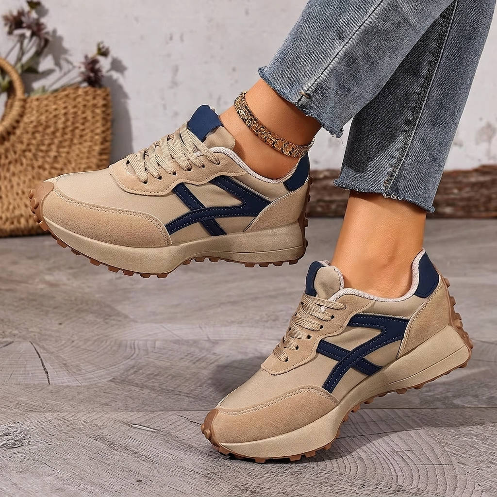 Walking Sneakers, Lightweight Everyday Shoes with Cushioned Insole and Mesh Upper