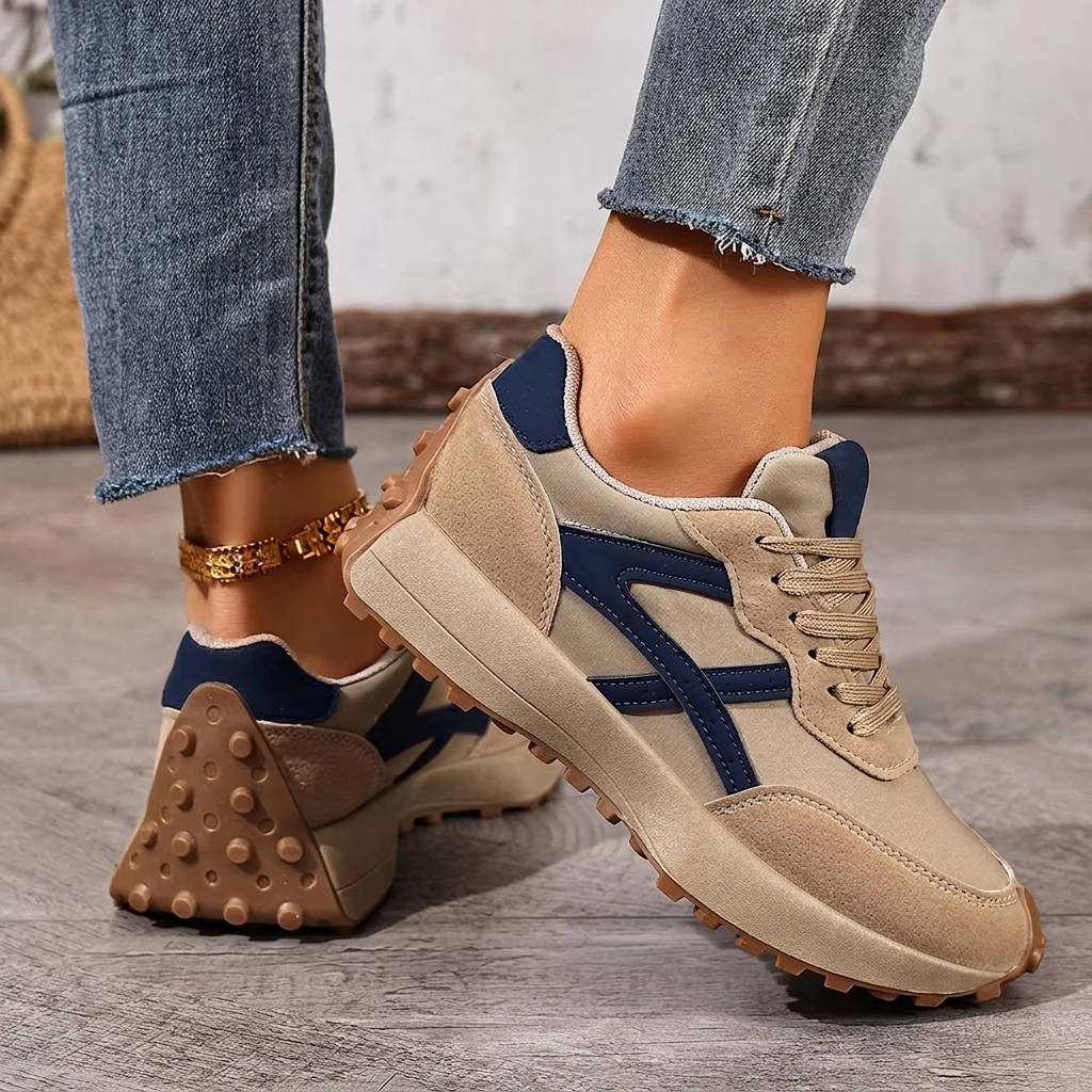 Walking Sneakers, Lightweight Everyday Shoes with Cushioned Insole and Mesh Upper