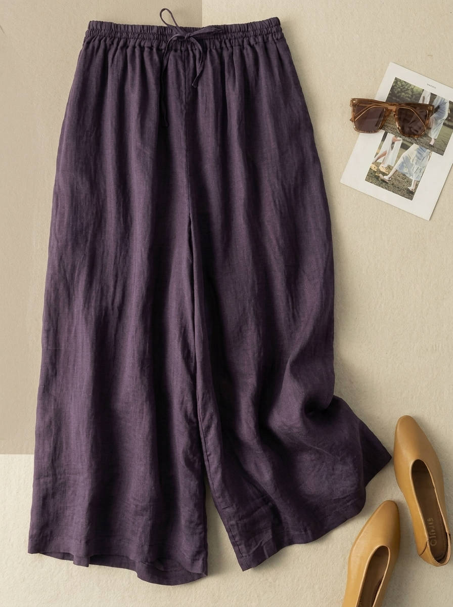 Womens Relaxed Drawstring Pants, Comfortable Casual Pants for Daily Comfort and Style