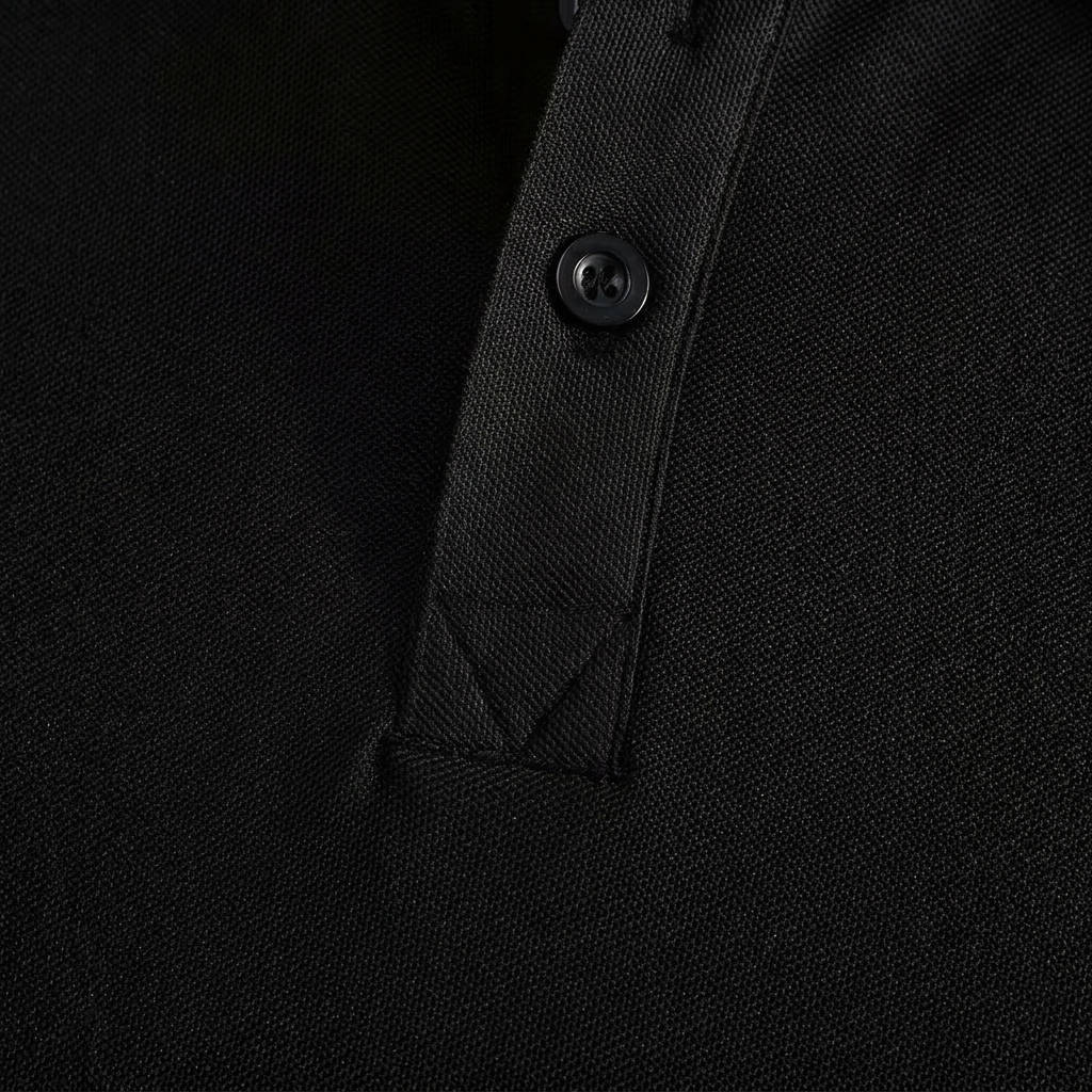 Men's Casual Polo Shirt, Business Casual Short Sleeve Tee, Lightweight Slim Fit Solid Color Polo Top