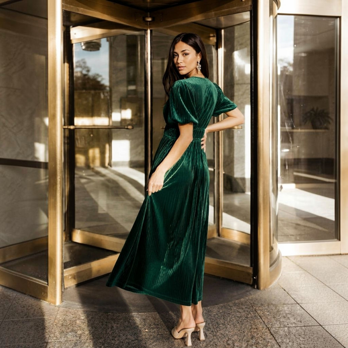 Women's Burgundy Dress, Velvet Maxi Dress, Elegant Formal Wedding Guest Dress, Long Evening Gown