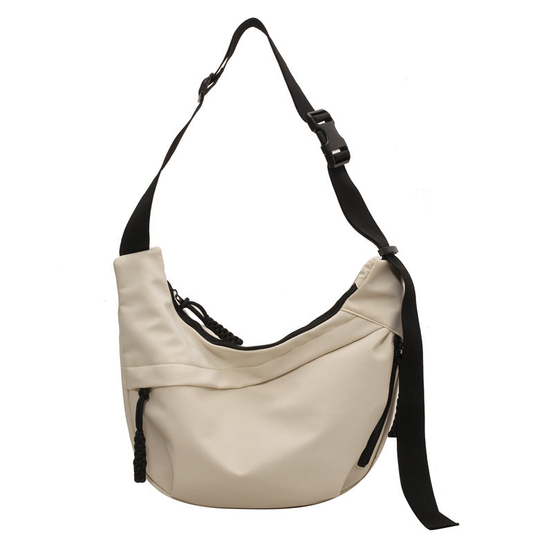 Water Resistant Crossbody Bag with Adjustable Strap and External Zipper Pockets