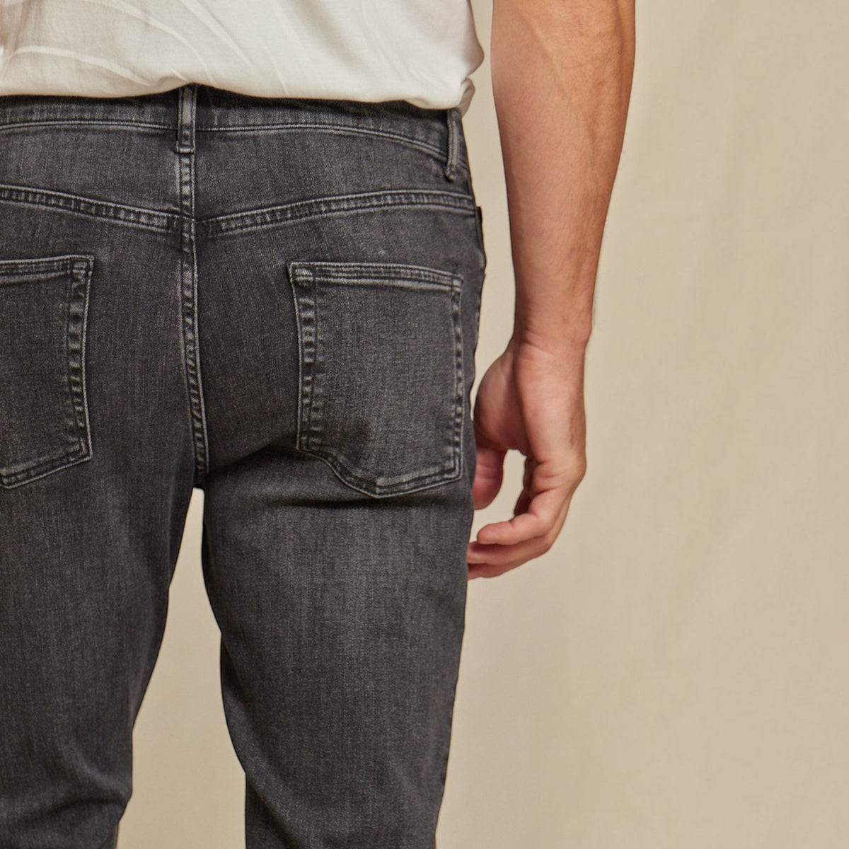 Mens Stretch Denim Jeans 4-Way Performance, Durable Fit