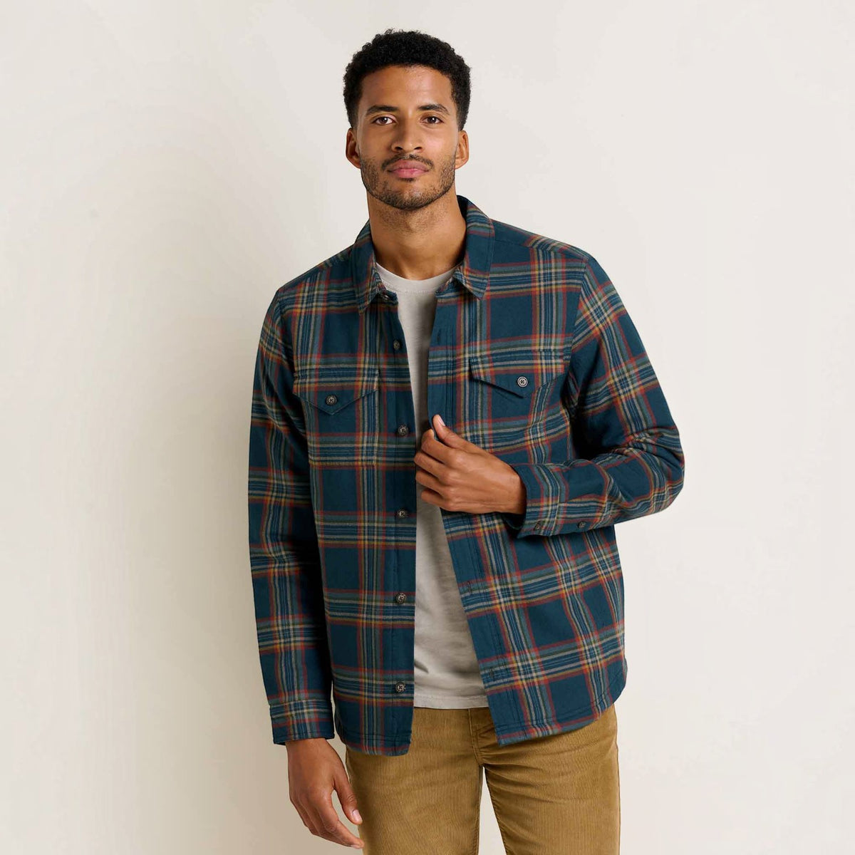 Mens Shirt Jacket, Quilted Insulated Layer