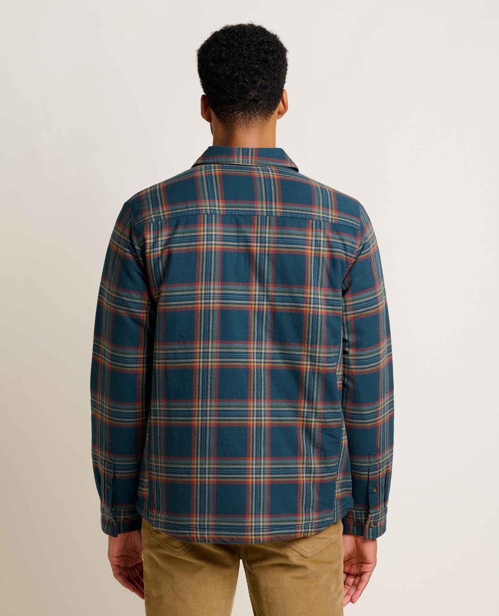 Men’s Shirt Jacket, Quilted Insulated Layer