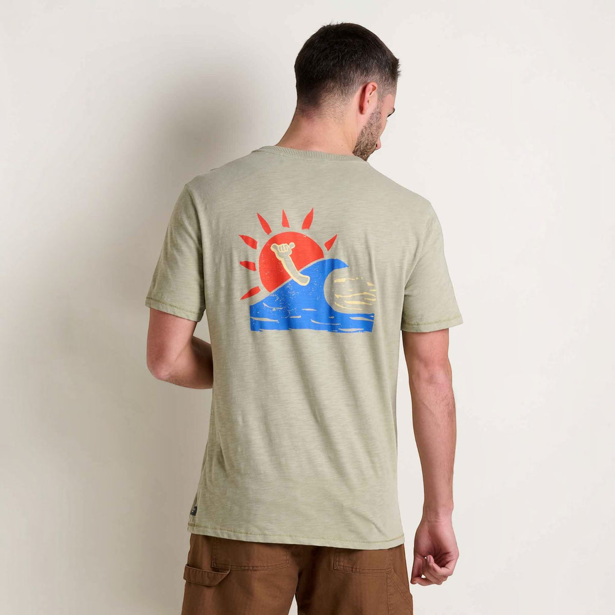 Mens Soft Jersey Crew T-Shirt, Breathable Comfort