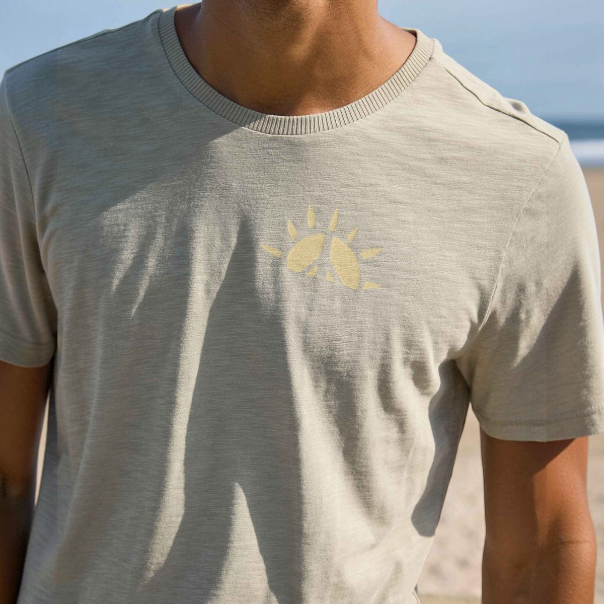 Mens Soft Jersey Crew T-Shirt, Breathable Comfort