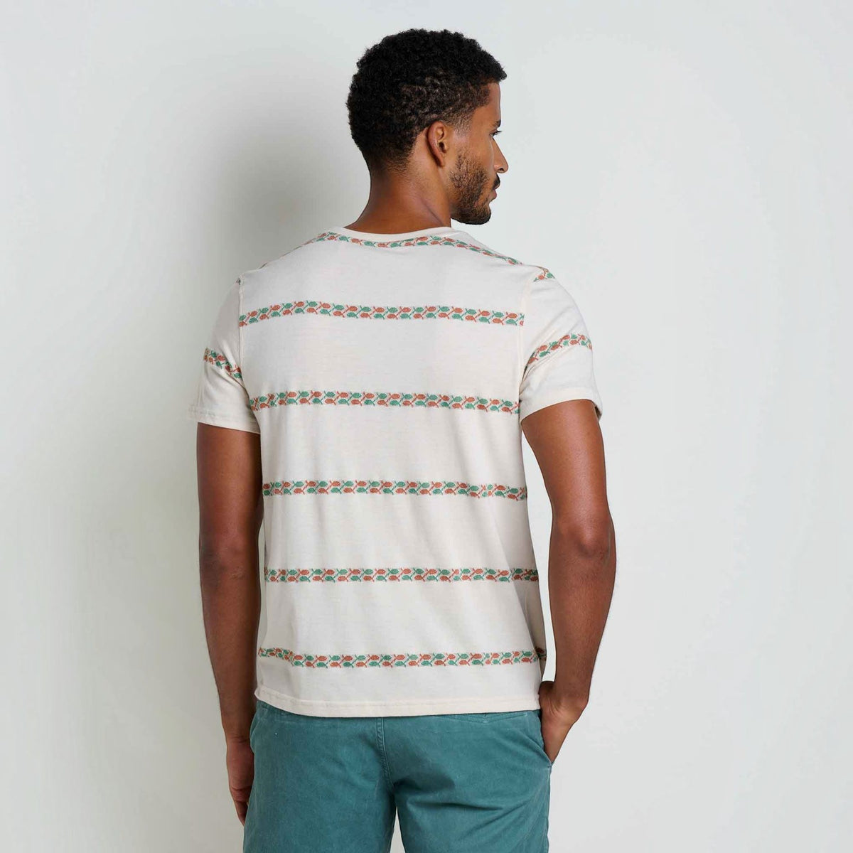 Mens Soft Crew T-Shirt Organic Blend, Durable Fit
