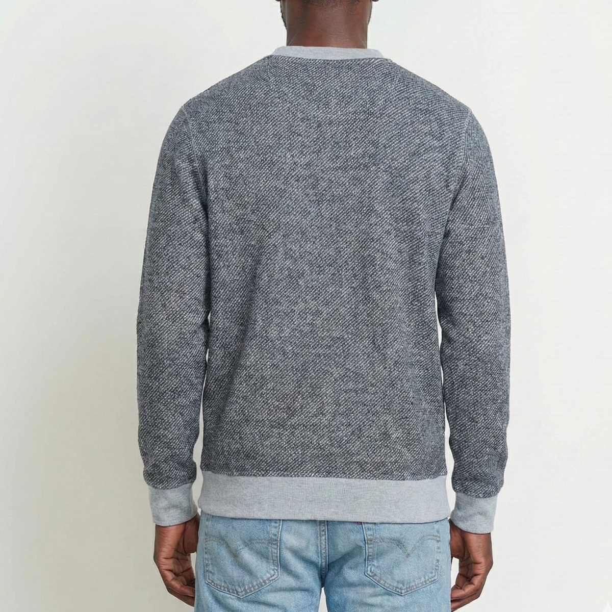 Mens Crew Sweater, Durable Wool Layer