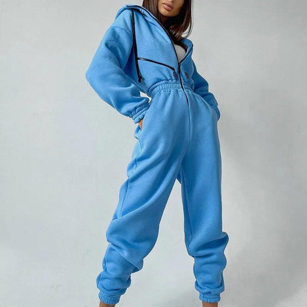 Winter Fitted Dress with Cotton Spandex Blend and Full Length Coverage