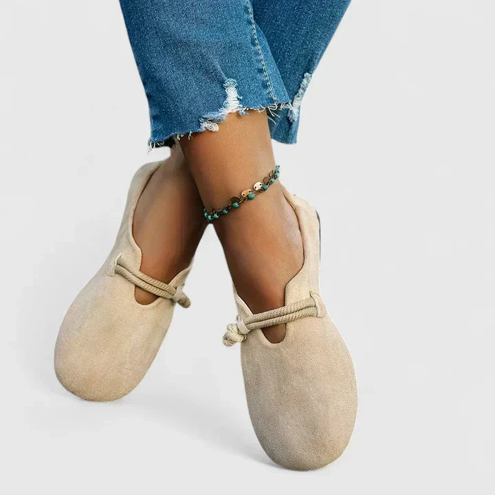 Lace Loafers with Orthopedic Footbed and Cushioned Support for All Day Wear