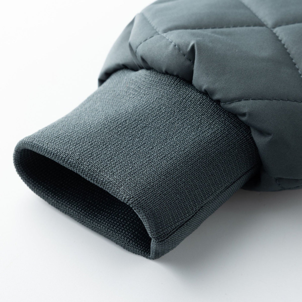 Quilted Bomber Jacket with Fleece Lining and Stand Collar, Ribbed Cuffs