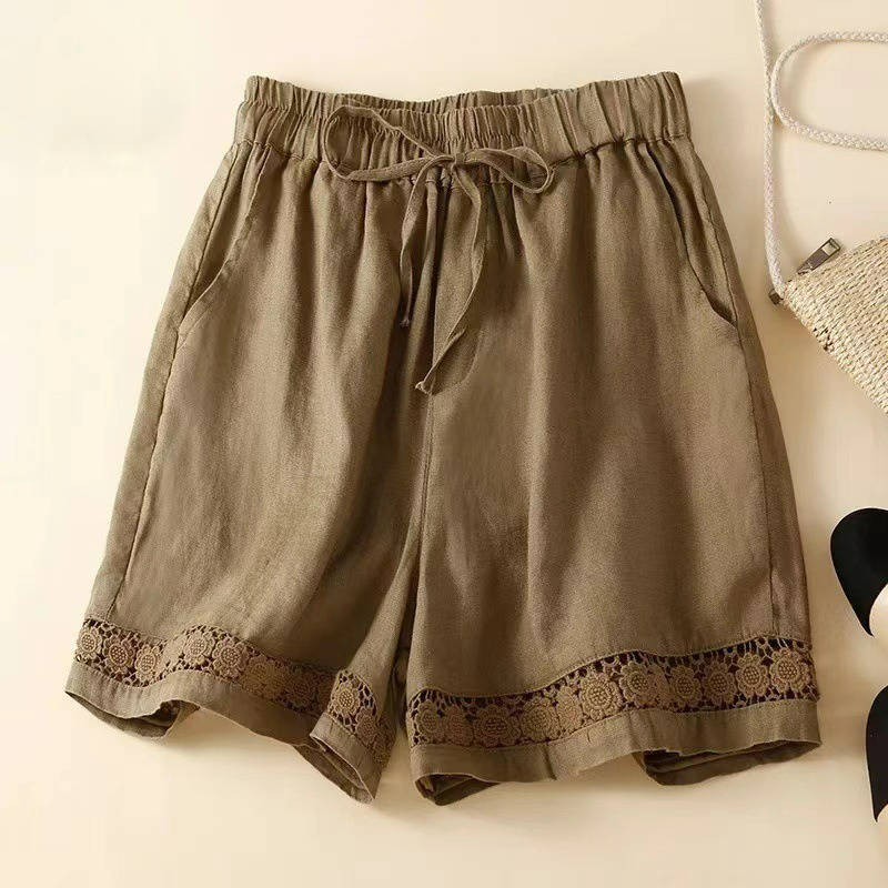 Relaxed Floral Shorts, Stylish Casual Summer Shorts for Women’s Daily Comfort