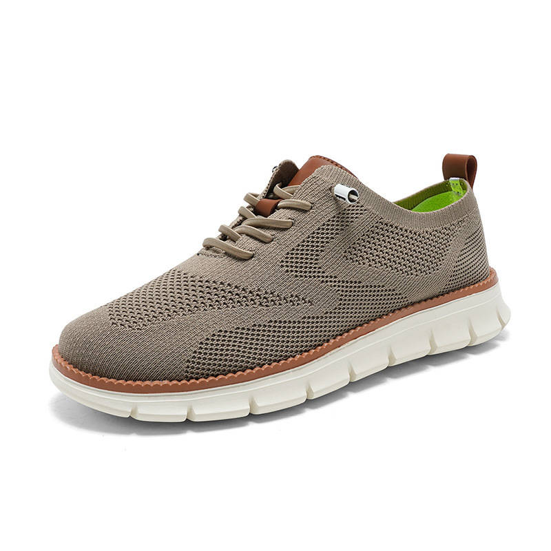 Men's Casual Mesh Sneakers, Breathable Walking Shoes, Lightweight Slip on Comfort Loafers