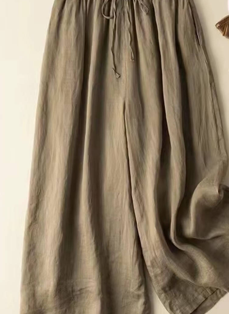 Womens Relaxed Drawstring Pants, Comfortable Casual Pants for Daily Comfort and Style