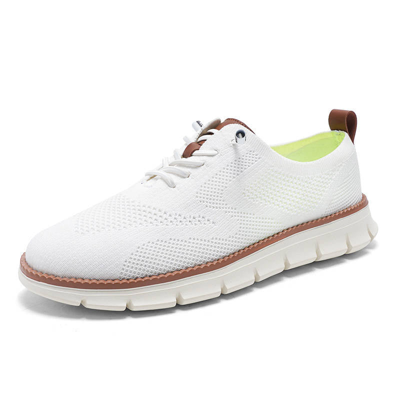 Men's Casual Mesh Sneakers, Breathable Walking Shoes, Lightweight Slip on Comfort Loafers