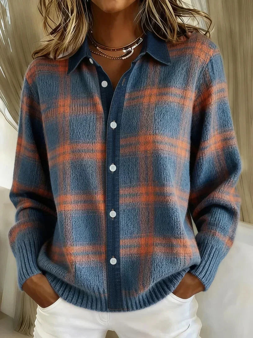 Longline Button Front Cardigan with Relaxed Fit and Extended Length