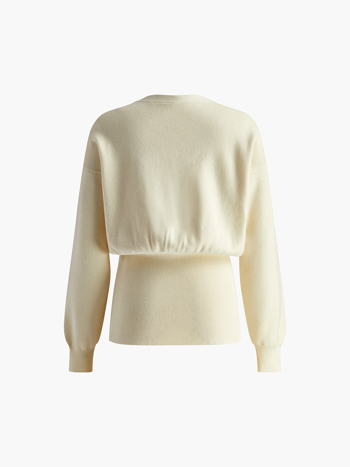 Button Front Cardigan with Medium Stretch Knit for Work