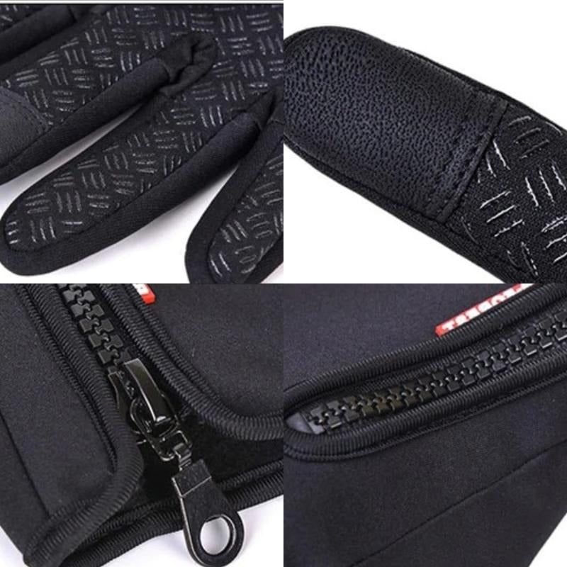 Winter Gloves with Three Layer Insulation and Silicone Grip