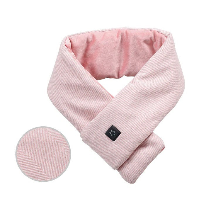 Heated Scarf with Three Heat Settings and Power Bank Connection