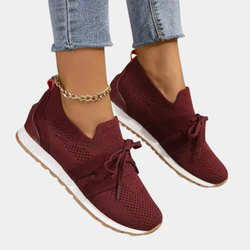 Women's Slip-On Shoes with Soft Cushioned Insole and Versatile Neutral Colors
