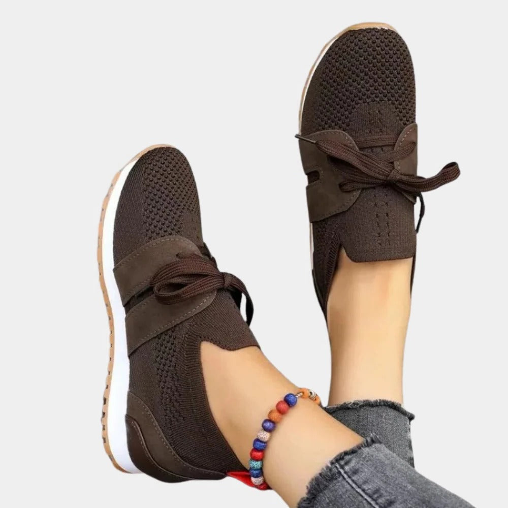 Women's Slip-On Shoes with Soft Cushioned Insole and Versatile Neutral Colors