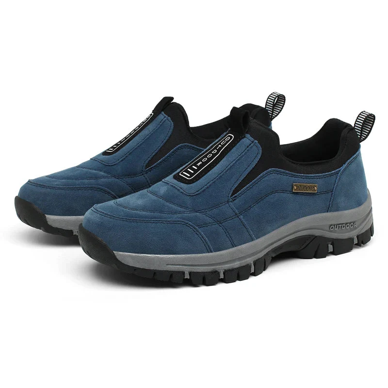 Slip On Hiking Shoes with Orthopedic Support and Non Slip Rubber Sole
