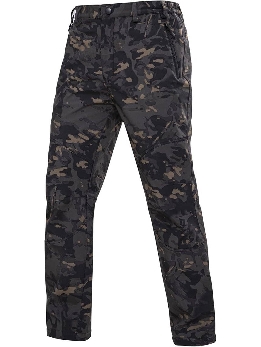 Men's Heated hunting Pants, 12V Battery Powered, Warm Winter Pants for Cold Weather