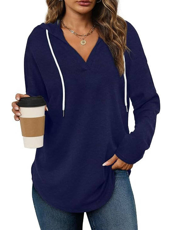 Womens Oversized Hoodie, Long Sleeve Loose Fit Pullover Sweatshirt Top