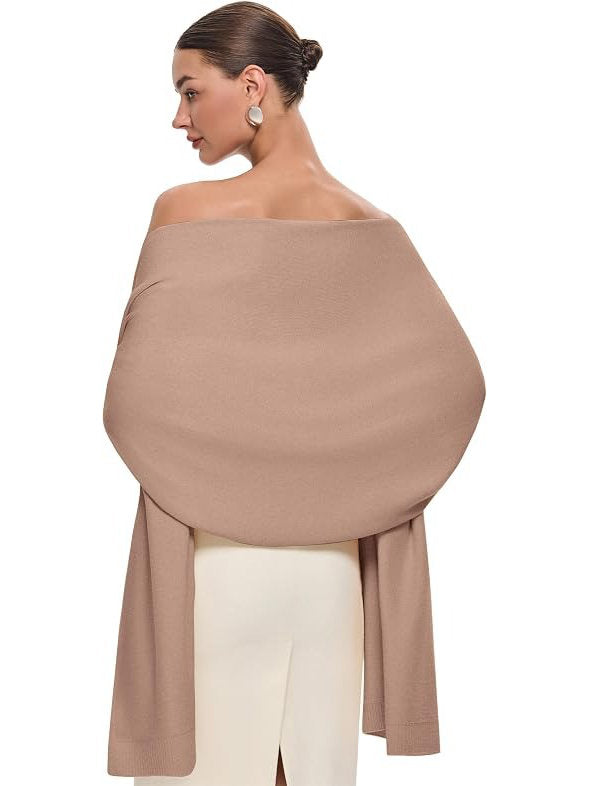 Womens Pashmina Shawl, Large Winter Wrap Scarf for Wedding Bridal Evening Wear