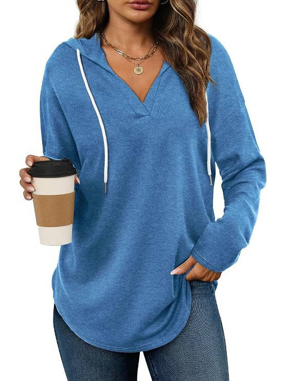 Womens Oversized Hoodie, Long Sleeve Loose Fit Pullover Sweatshirt Top