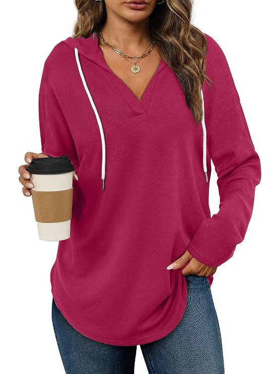 Womens Oversized Hoodie, Long Sleeve Loose Fit Pullover Sweatshirt Top