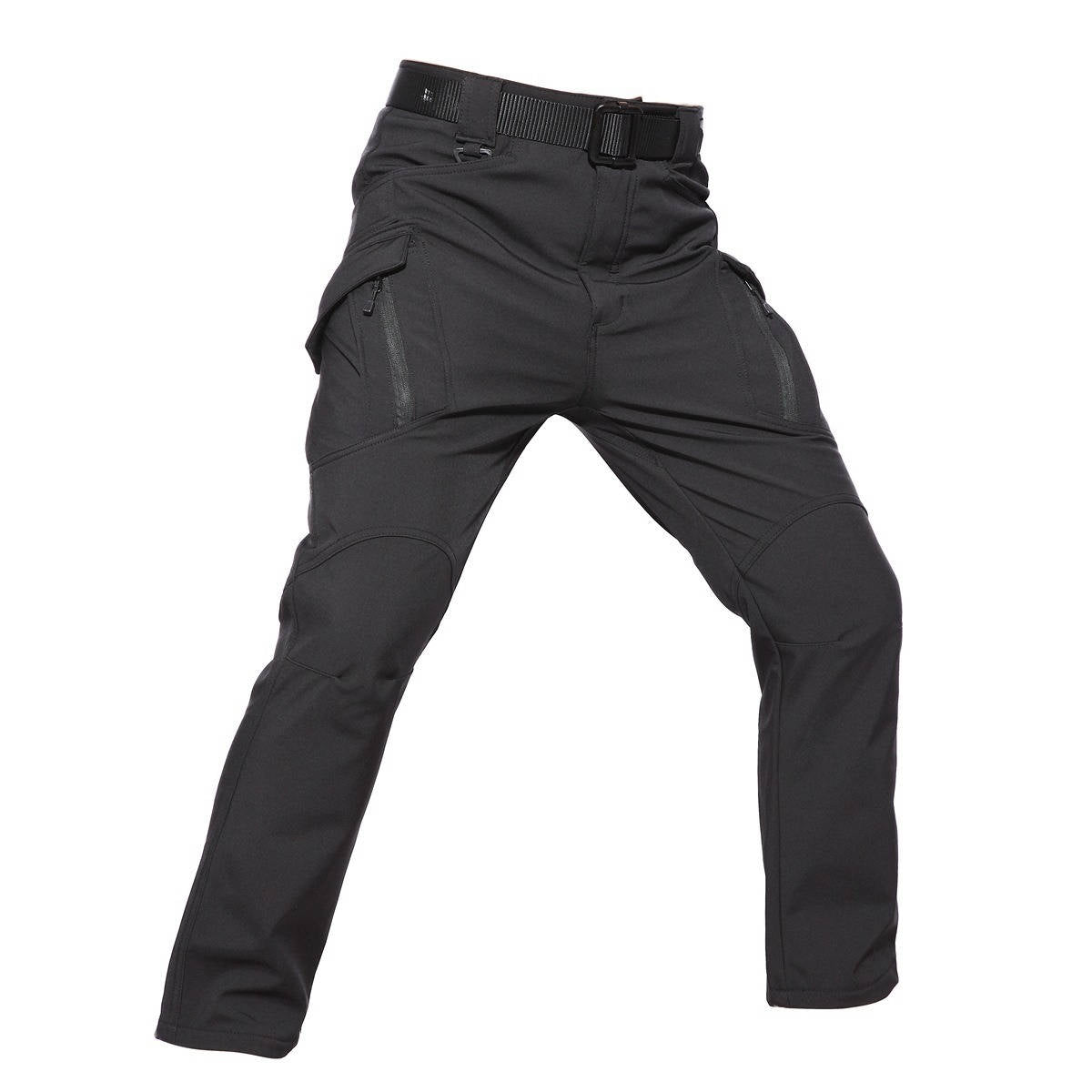 Mens Hunting Pants, Winter Snow Ski Pants with Fleece Lining, Waterproof Tactical Work Pants for Cold Weather Outdoor Use