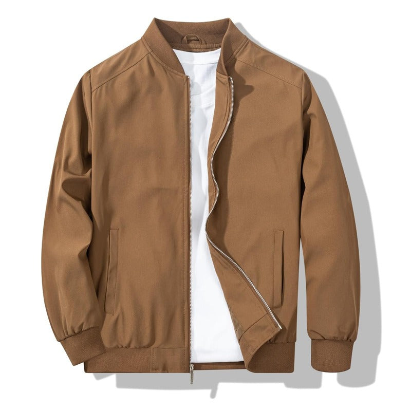 Mens Bomber Jacket, Lightweight Windbreaker Jacket for Spring Fall, Casual Fashion Outerwear